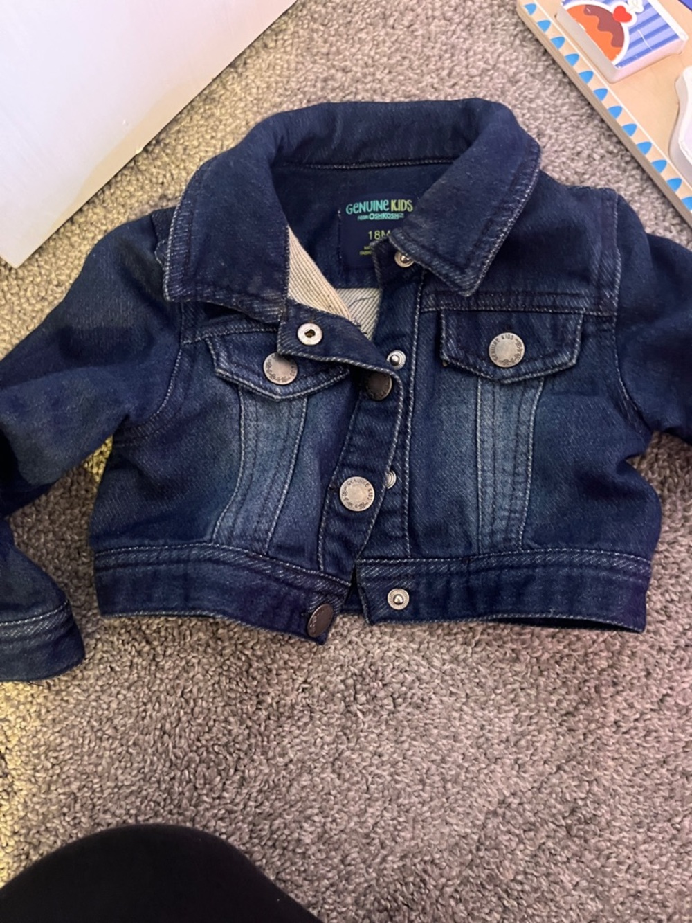 OshKosh B'gosh Indigo Denim Jacket with Button Front